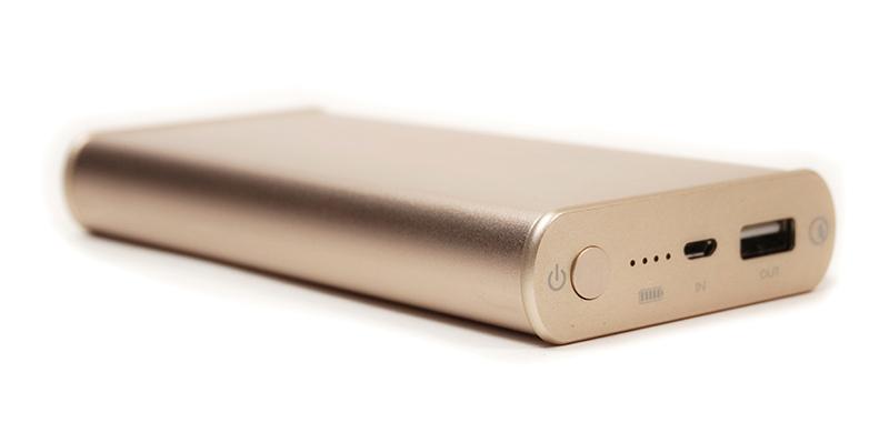 

Универсальная мобильная батарея PowerPlant Q1S Quick-Charge 2.0 10200mAh Gold