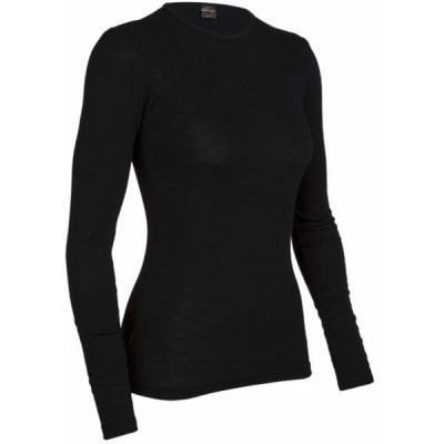 

Термофутболка Icebreaker Everyday LS Crewe WMN black  (101 305 001, Термофутболка Icebreaker Everyday LS Crewe WMN black L (101 305 001 L)