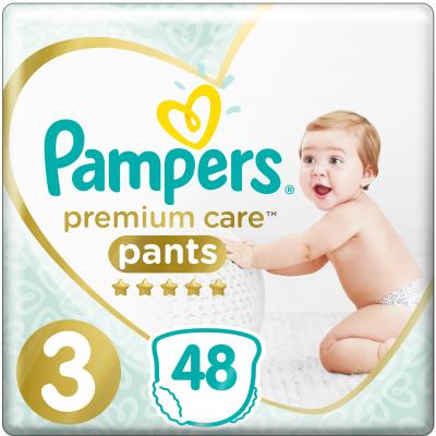 

Подгузник Pampers Premium Care Pants Midi Размер 3 (6-11 кг), 48 шт. (8001090759795)