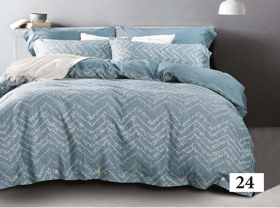 

Комплект постельного белья Tiare Семейный Вареный хлопок Wash Jacquard 24