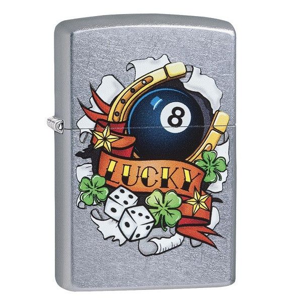 

Зажигалка Zippo 207 Luck Tattoo 29604