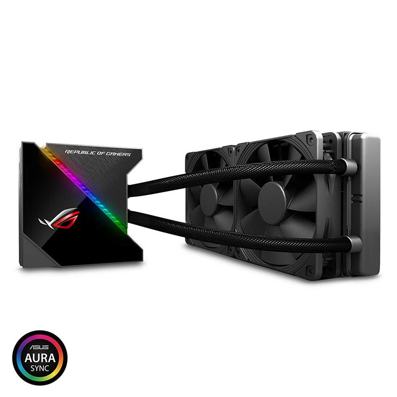 

Система водяного охлаждения Asus ROG Ryujin 2x120mm Aura OLED (ROG-RYUJIN-240), Intel:1150/1151/1152/1155/1156/1366/2011/2011-3/2066, AMD:AM4/TR4, 272x121x27мм, 4-pin