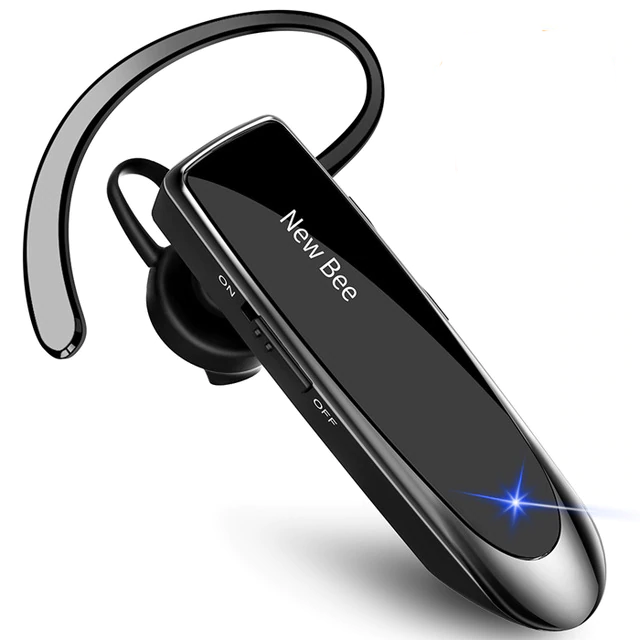 

Bluetooth гарнитура New Bee LC-B41 Black + чехол