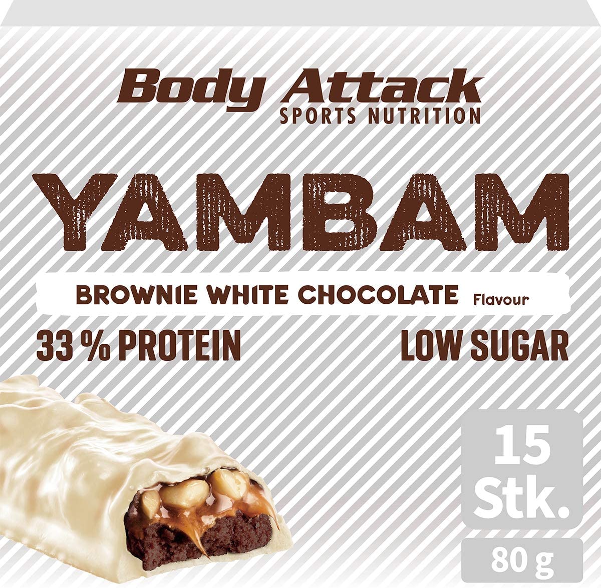 

Протеиновые батончики Body Attack Yambam Protein Bar 15 шт (4384303617)