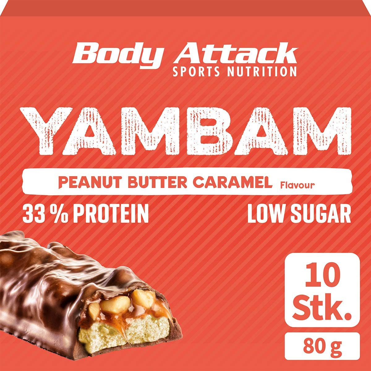 

Протеиновые батончики Body Attack Yambam Protein Bar 10 шт (4384303616)