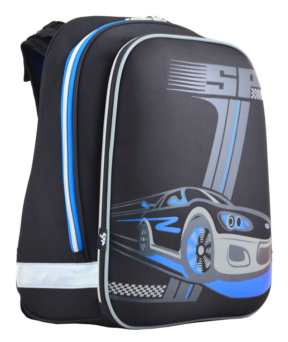 

Рюкзак школьный каркасный для мальчика YES H-12 "SP" 17 л 38x30x15 см Черный