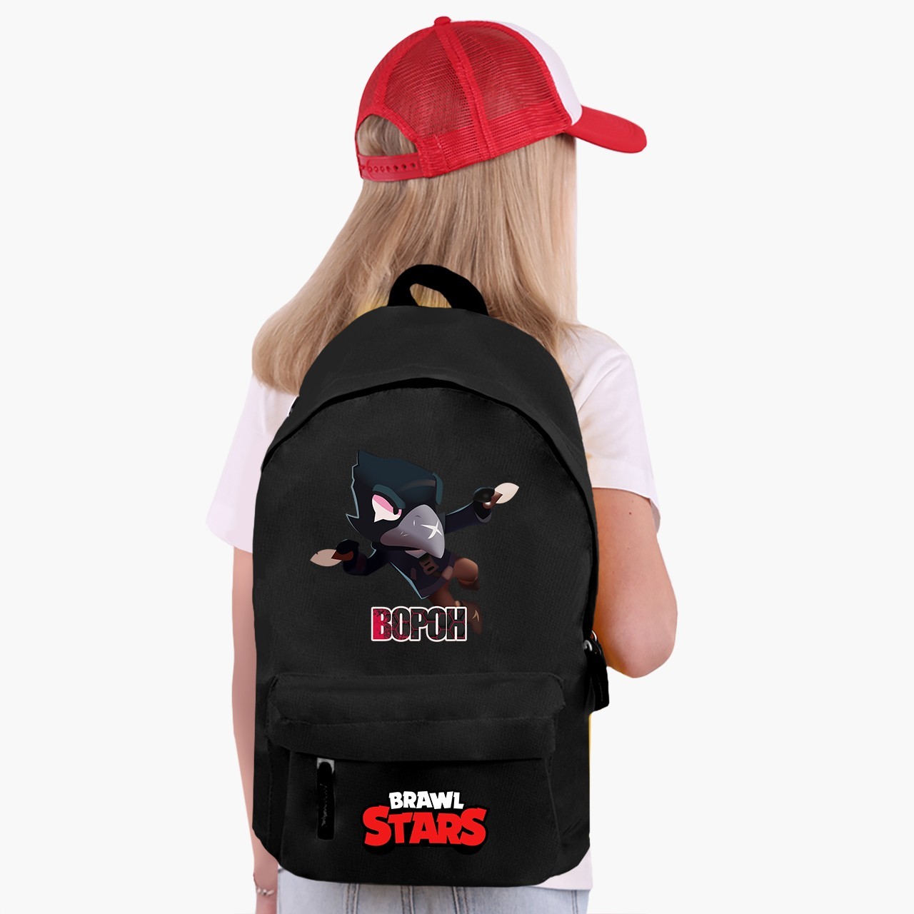 

Рюкзак детский Бравл Старс Ворон (Brawl Stars Crow) (9263-1023) 17 л Черный