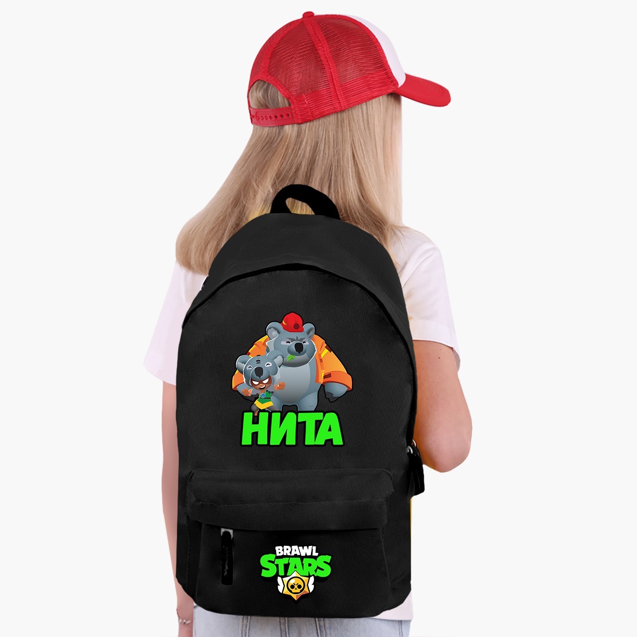 

Рюкзак детский Бравл Старс Нита (Brawl Stars Nita) (9263-1017) 17 л Черный
