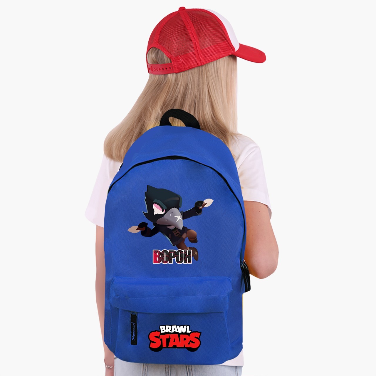 

Рюкзак детский Бравл Старс Ворон (Brawl Stars Crow) (9263-1023) 17 л Синий