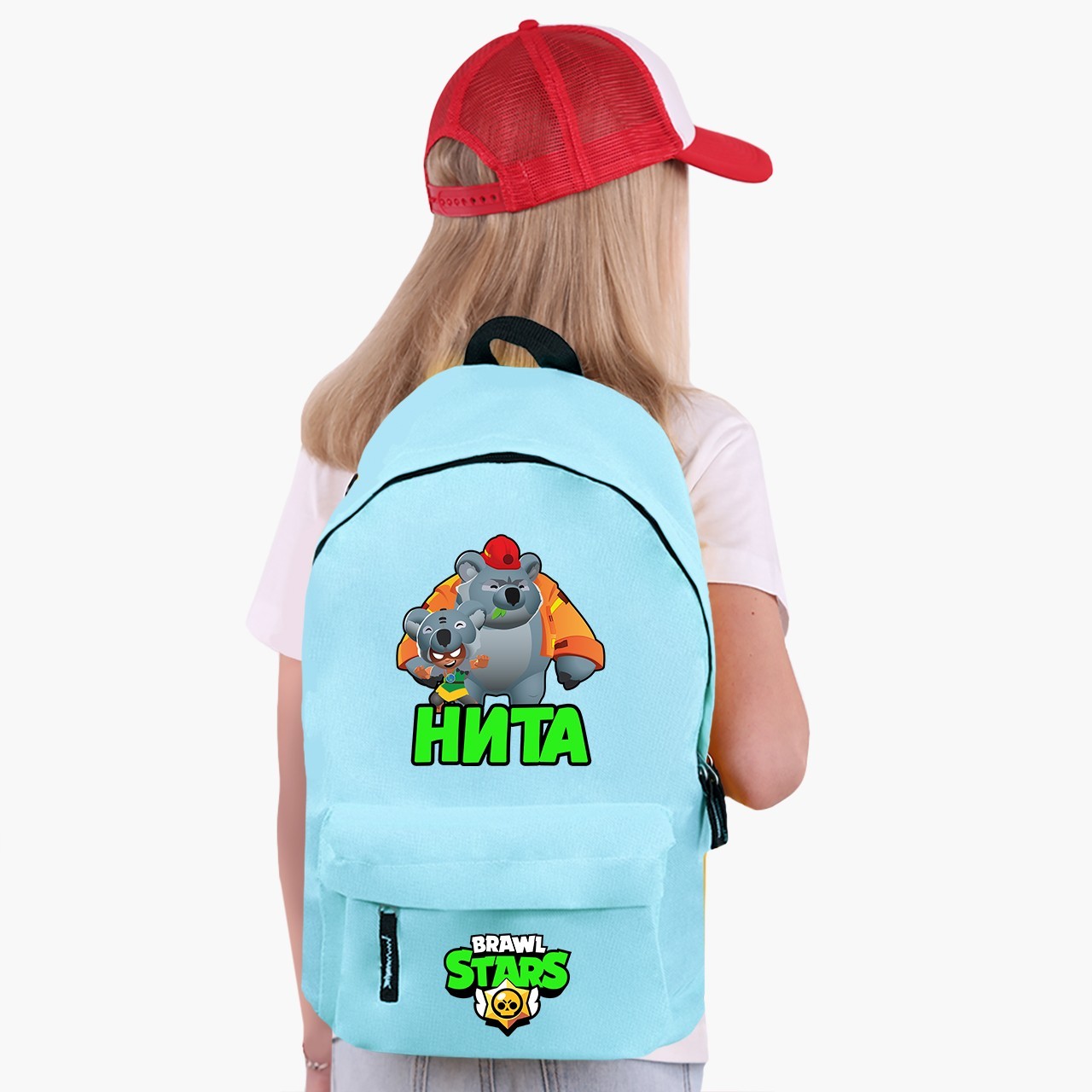 

Рюкзак детский Бравл Старс Нита (Brawl Stars Nita) (9263-1017) 17 л Голубой