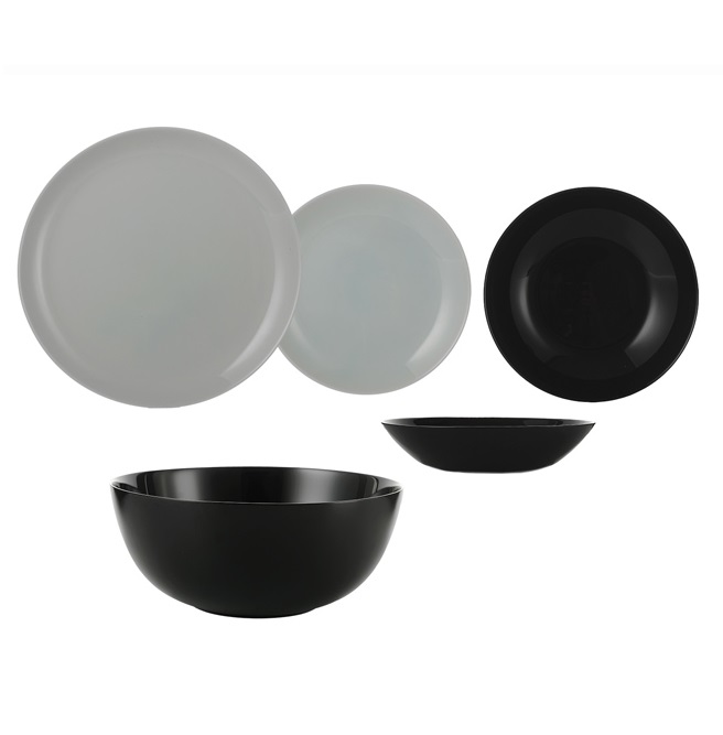 

Сервиз столовый Luminarc Diwali Black/Granit P4358 (19 пр)