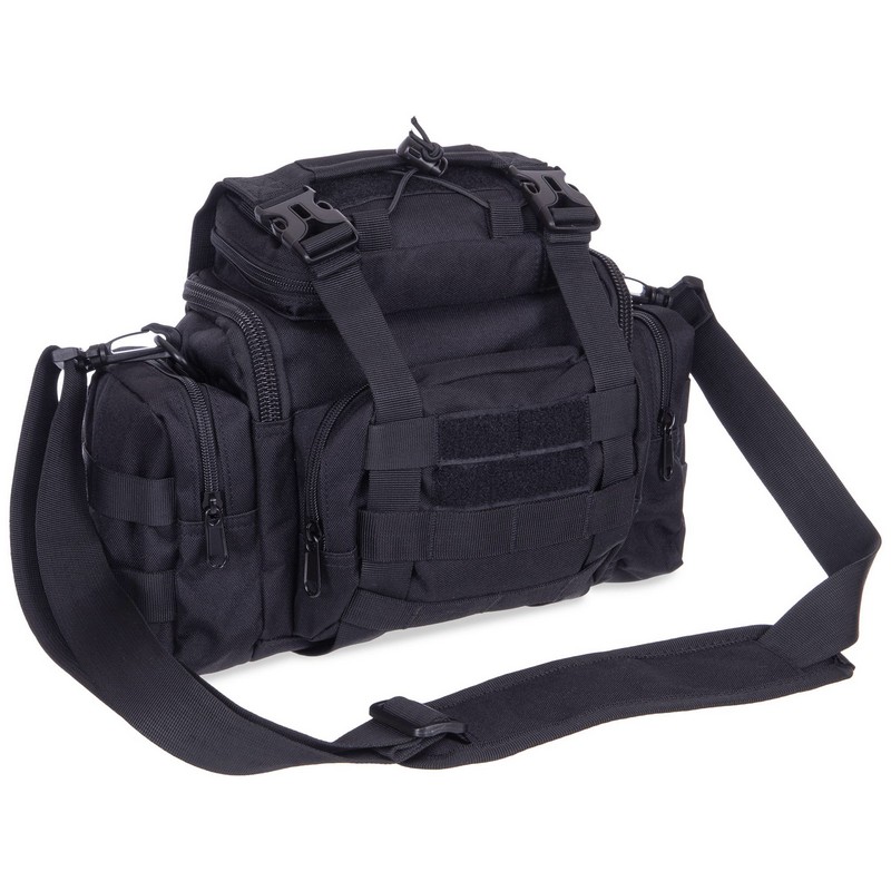 

Тактическая сумка многоцелевая через плечо SILVER KNIGHT black TY-09