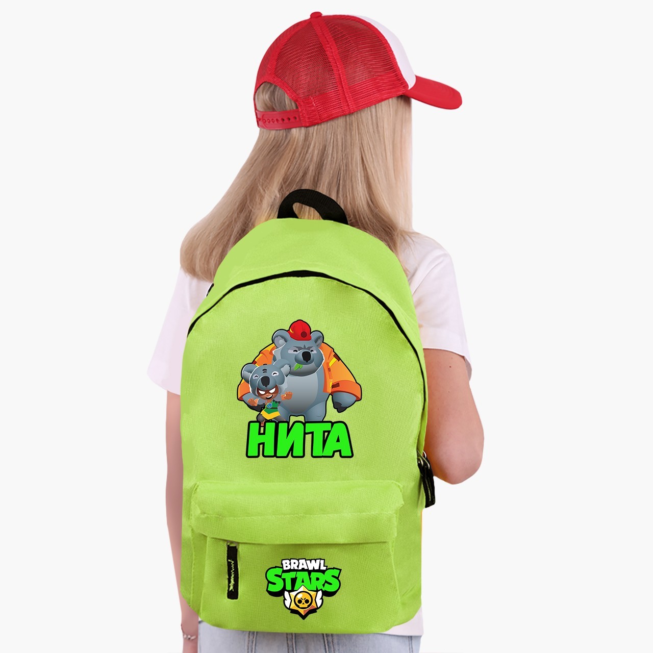 

Рюкзак детский Бравл Старс Нита (Brawl Stars Nita) (9263-1017) 17 л Салатовый