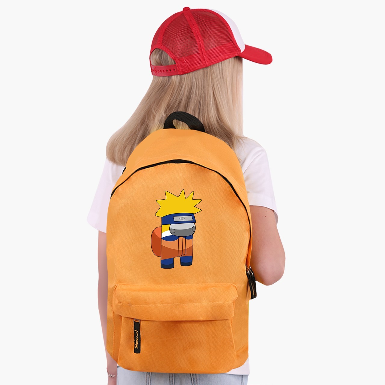 

Рюкзак детский Амонг Ас Наруто (Among us Naruto) (9263-2424) 17 л Оранжевый