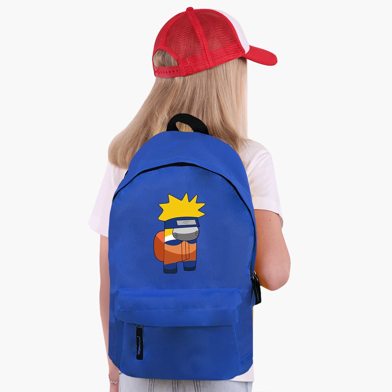 

Рюкзак детский Амонг Ас Наруто (Among us Naruto) (9263-2424) 17 л Синий