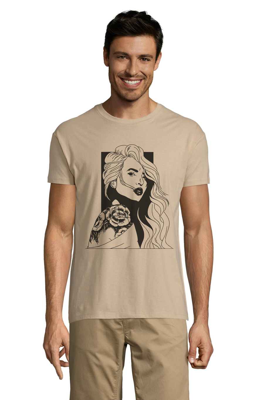 

Футболка OWEAR с Арт принтом 5158-M-SA1 XXL Песочный