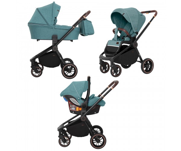 

Коляска универсальная CARRELLO Epica CRL-8511/1 (3in1), Зеленая