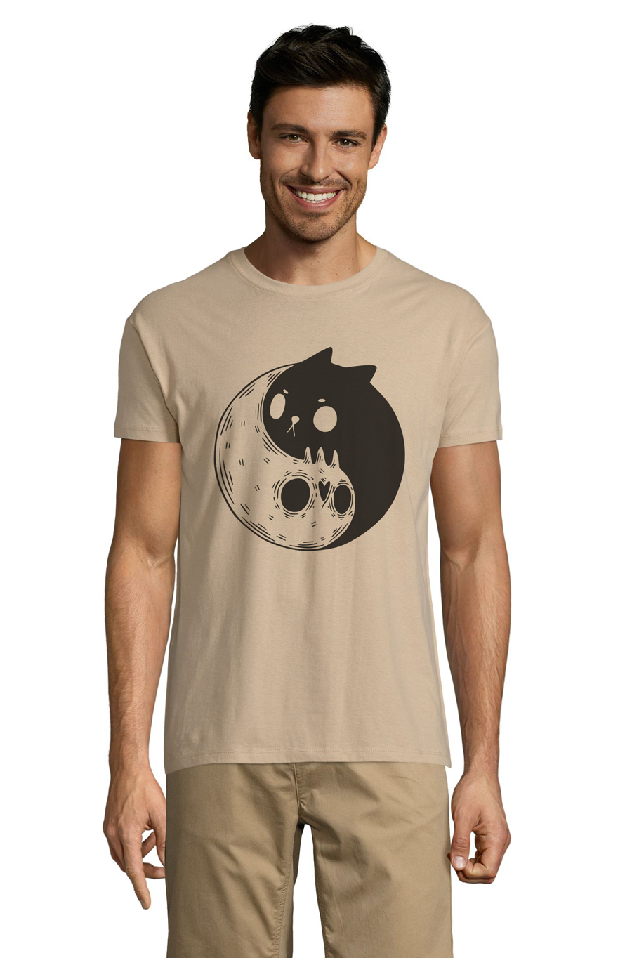 

Футболка OWEAR с Арт принтом 5166-M-SA1  Песочный, Футболка OWEAR с Арт принтом 5166-M-SA1 XL Песочный