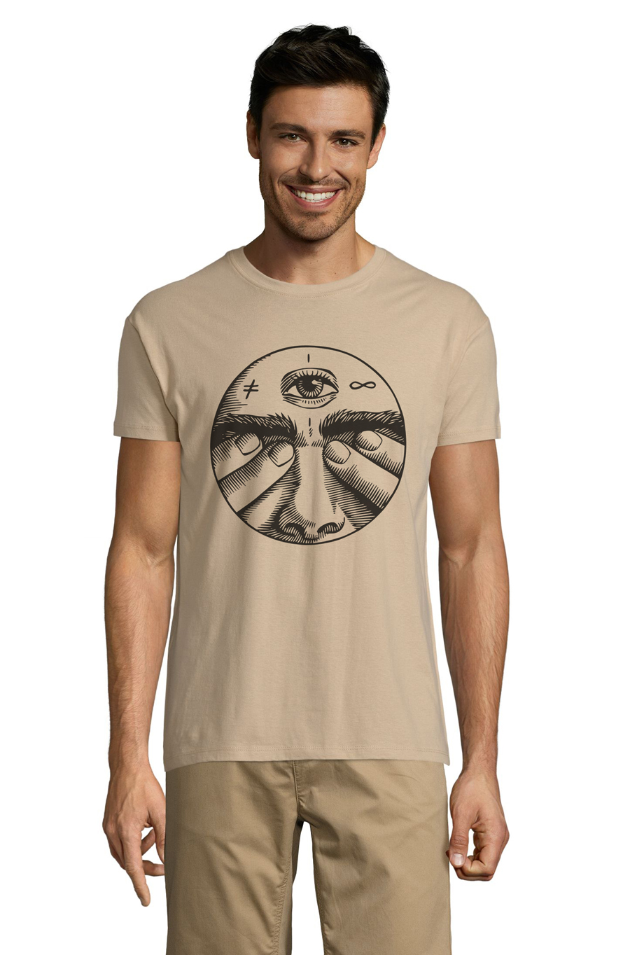 

Футболка OWEAR с Арт принтом 5255--SA1  Песочный, Футболка OWEAR с Арт принтом 5255-M-SA1 M Песочный