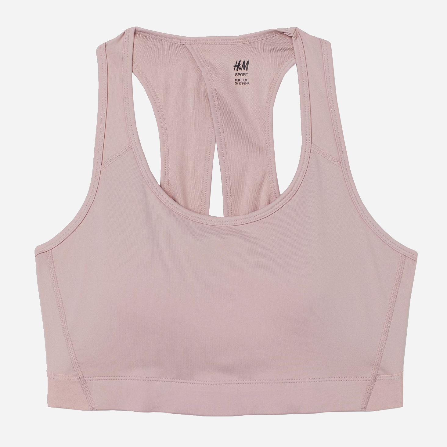 

Топ спортивный H&M SPORT 9055072sdm 2XL Пудровый