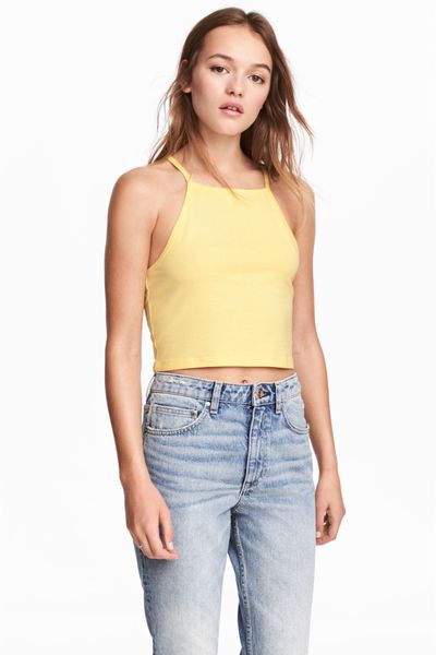 

Майка H&M L желтая (1081-397)