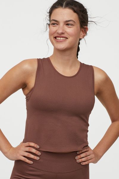 

Майка H&M М коричневая (1204-428)