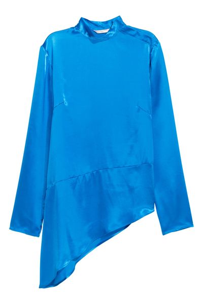 

Блуза H&M 40 голубая (1077-571)