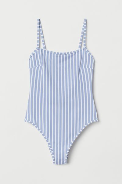 

Купальник H&M 42 бело-голубой (1204-454)