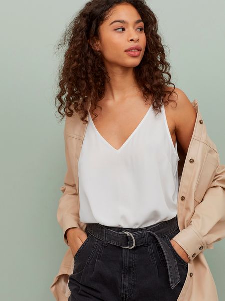 

Майка H&M XL белая (1204-301)