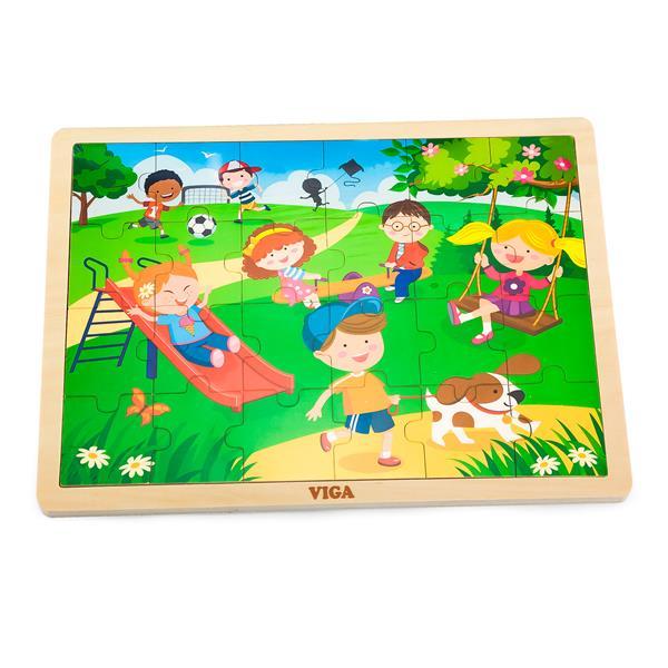 

Деревянный пазл Viga Toys Времена года: весна, 24 эл. (51269)