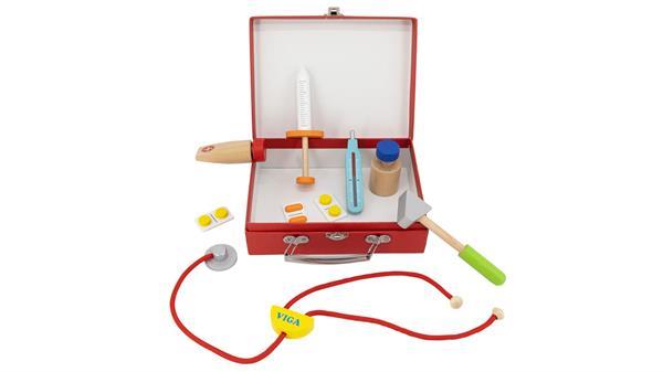 

Деревянный игровой набор Viga Toys Чемоданчик доктора (50530)