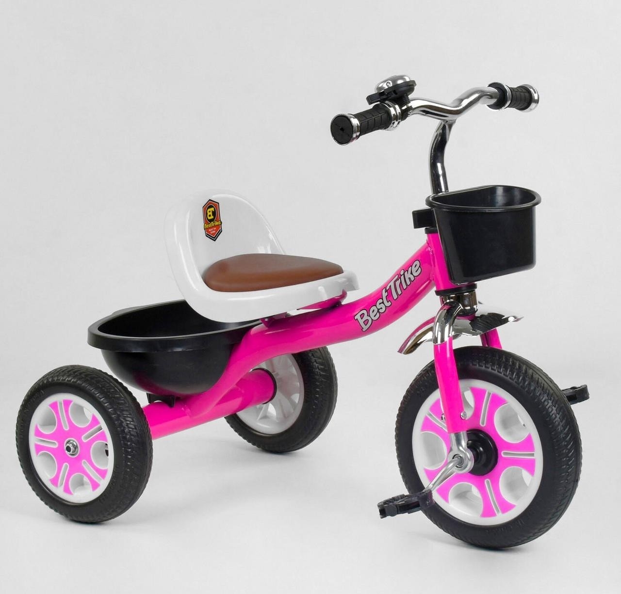 

Детский трехколесный велосипед Best Trike LM-2806 малиновый