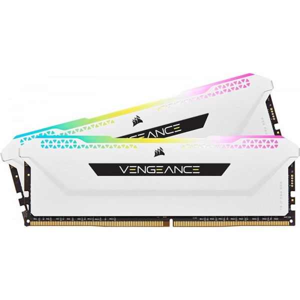 

DDR4 2x8GB/3600 Corsair Vengeance RGB Pro SL White (CMH16GX4M2D3600C18W)