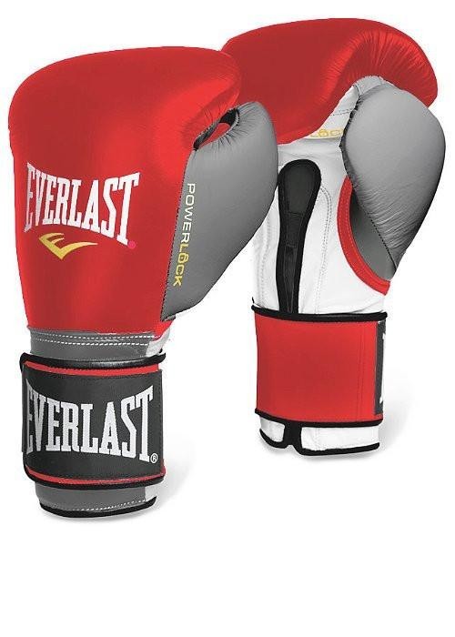 

Перчатки Everlast Powerlock Hook Loop Training Gloves 16 унций Красный