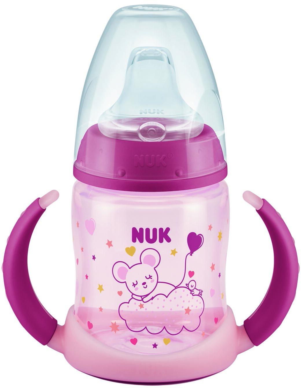 

Бутылочка NUK First Choice Plus 150 мл Розовая (4008600400417)