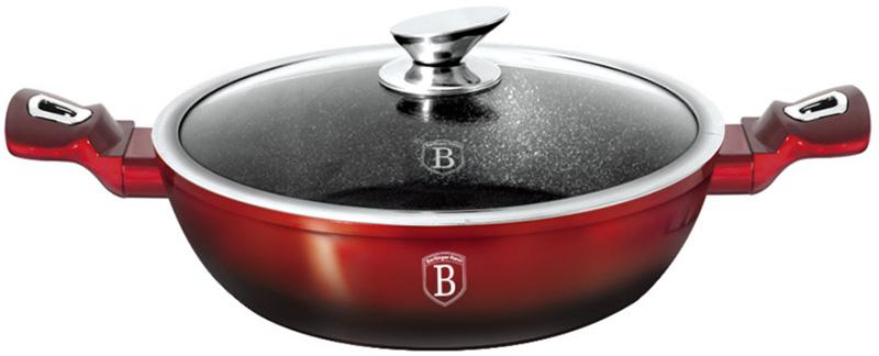 

Сотейник Berlinger Haus Black Burgundy Ø28х7.5см с крышкой