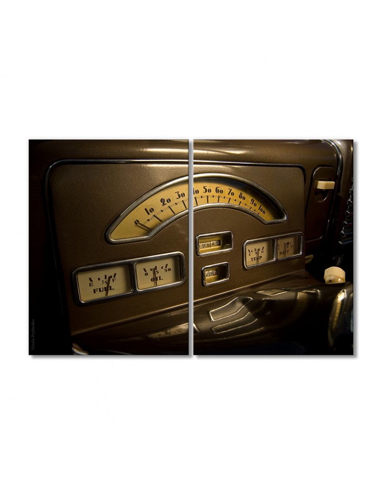 

Модульная картина Artel «1939 Меркурий внутренний спидометр» 2 модуля 50x75 см