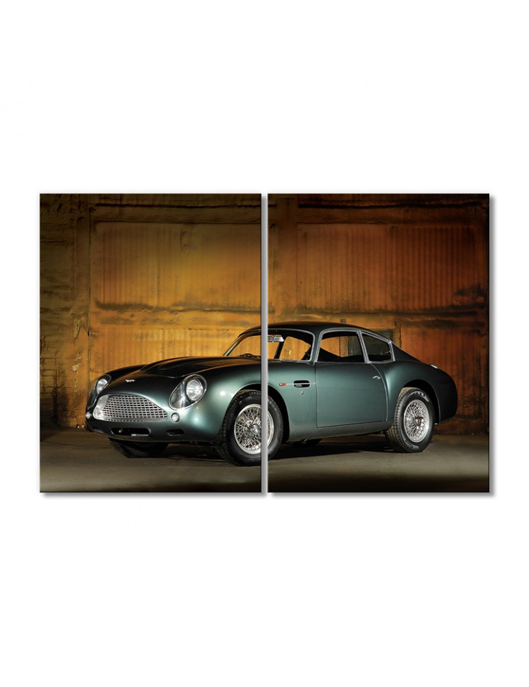 

Модульная картина Artel «1961 Астон Мартин DB4 GT Загато зеленый» 2 модуля 70x105 см