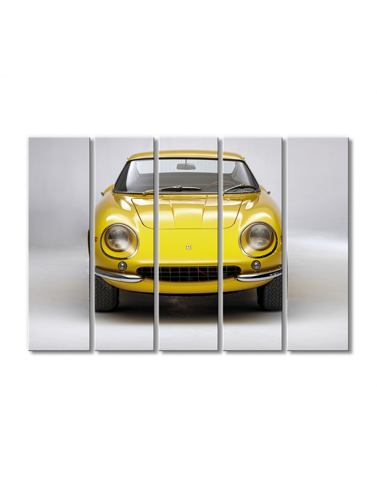 

Модульная картина Artel «1967 Феррари 275 GTB-4 Берлинетта желтый» 5 модулей 70x105 см