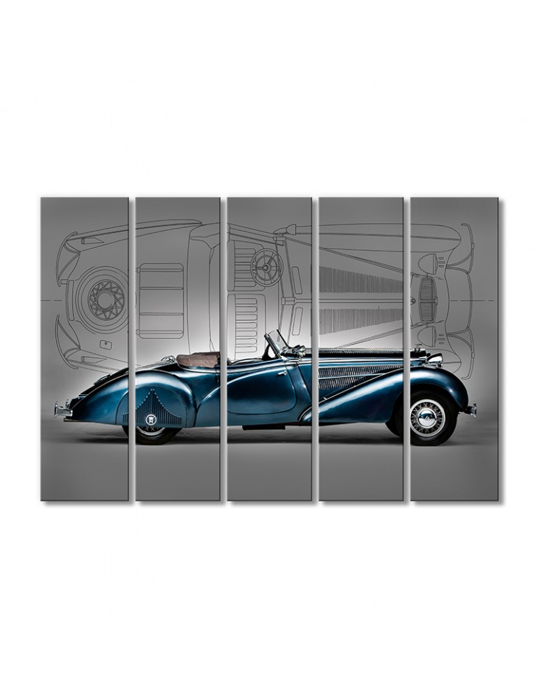 

Модульная картина Artel «1938 Horch 853 Специаль Родстер» 5 модулей 120x180 см