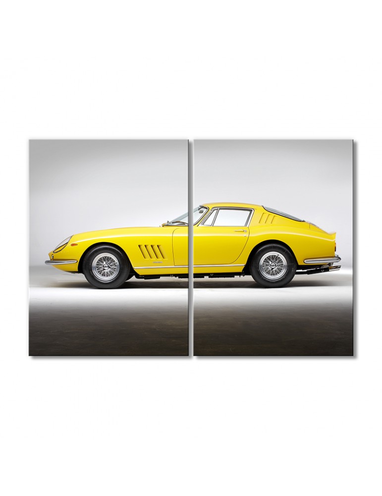 

Модульная картина Artel «1967 Феррари 275 GTB желтый» 2 модуля 30х45 см