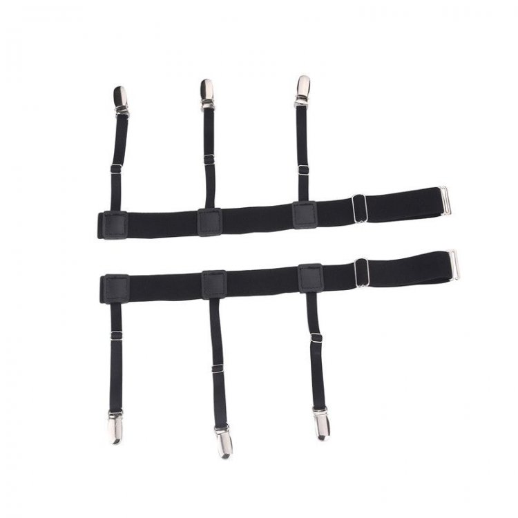

Подтяжки для рубашки Handmade Черные (PDR-10103)