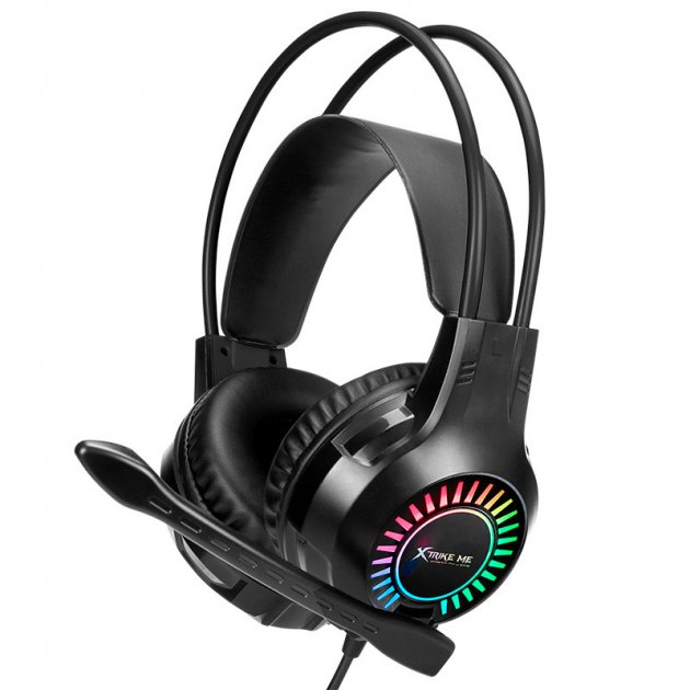 

Наушники игровые Xtrike Me GH-709 с микрофоном и подсветкой Black