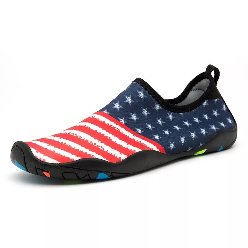

Обувь для пляжа и кораллов аквашузы Diving shoes американский флаг 45 ( 28,6 см )