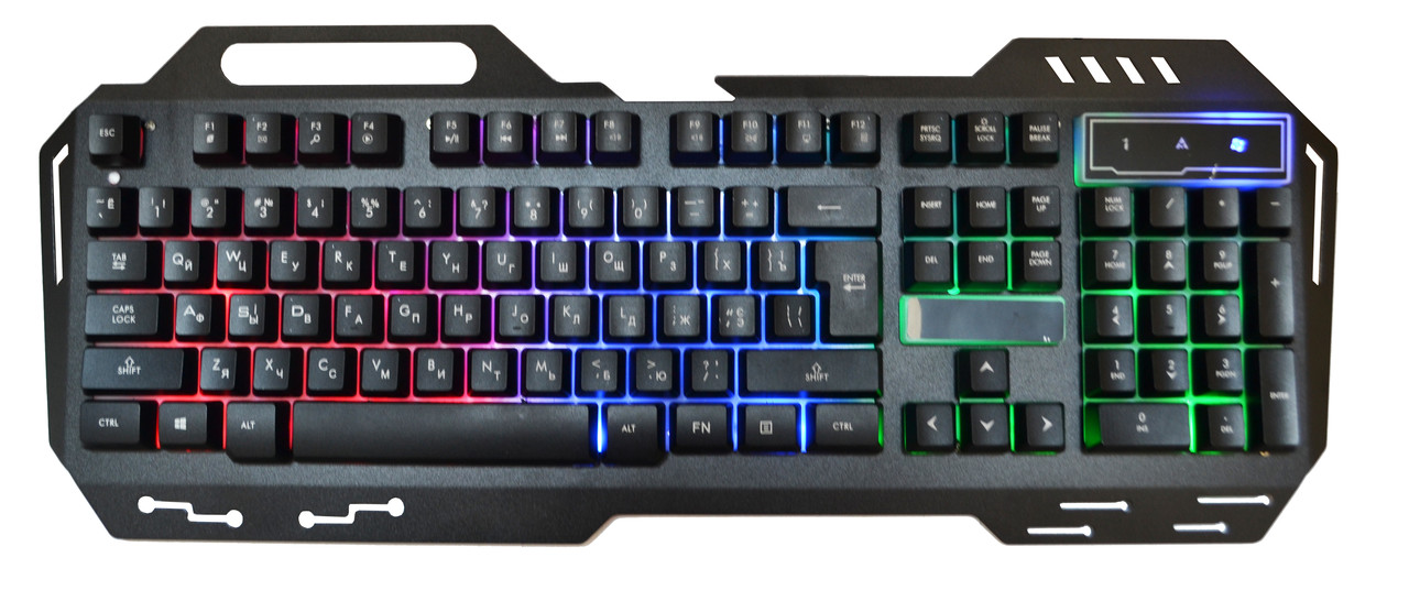 

Клавиатура UKC KEYBOARD GK KW-900/4400 проводная с подсветкой мембранная Черная (12333)