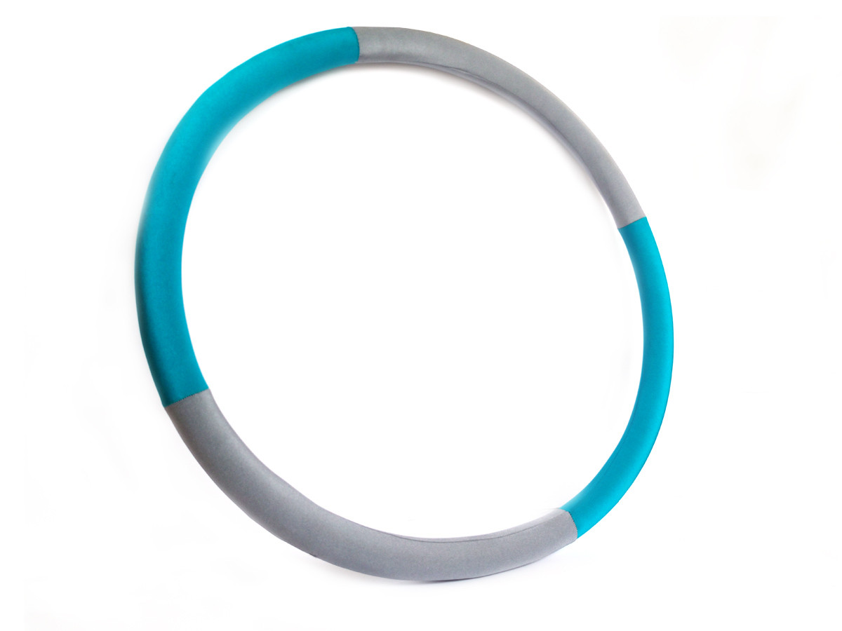 

Массажный Обруч "Heavy Hoop" 1000 мм, вес 1,0 кг бирюзово-серый