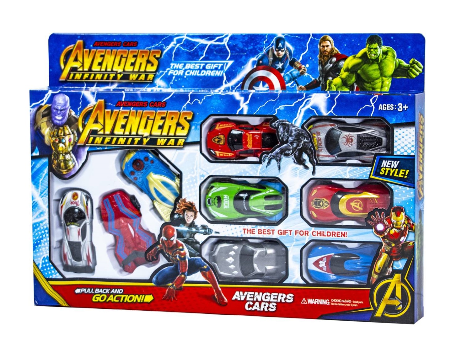 

Игровой набор машинок "Avengers" (757-18)