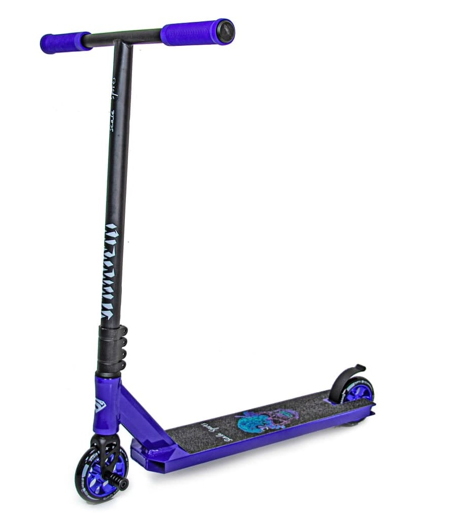 

Трюковый самокат Scale Sports Leopard and Skull. Dark Blue (158825427)