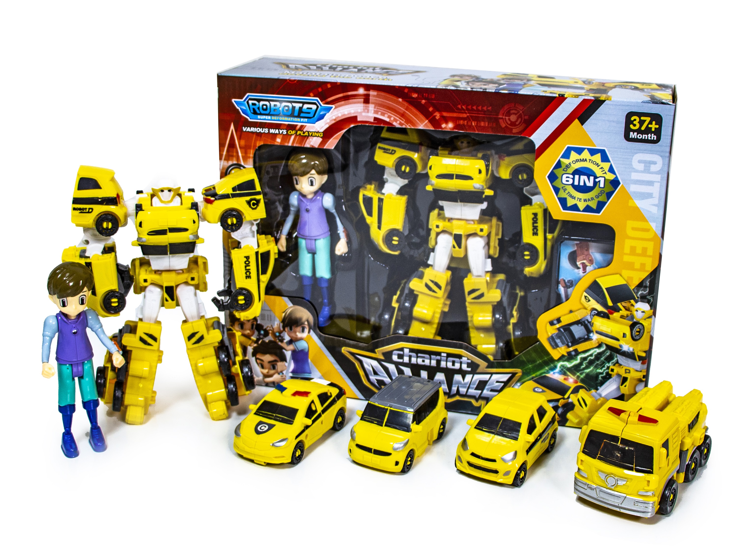 

Игровой набор трансформеров "Tobot 9" - 4 шт в комплекте (581953515)