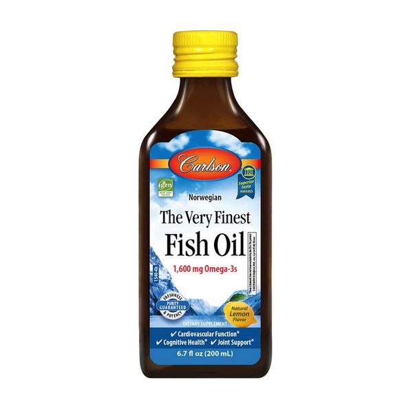 

Омега 3 Carlson Labs The Very Finest Fish Oil 1 600 mg Omega-3s 200 мл